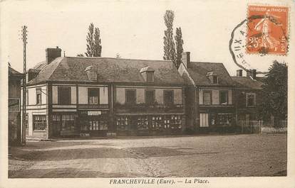 / CPA FRANCE 27 "Francheville, la place"