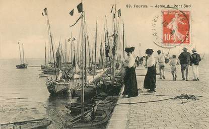 CPA FRANCE 17 "Fouras, Jetée du port Sud"