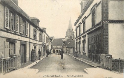 / CPA FRANCE 27 "Francheville, rue de Breteuil"
