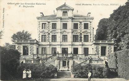 / CPA FRANCE 27 "Bernay, hôtel moderne, rue des champs"