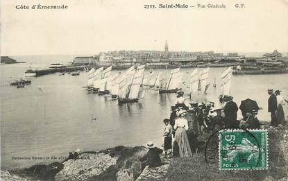 CPA FRANCE 35 "Saint Malo, vue générale"