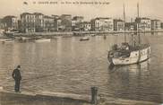 06 Alpe Maritime CPA FRANCE 06 "Golfe Juan, le Port et le boulevard de la plage"