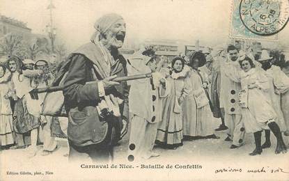 CPA FRANCE 06 "Nice, Carnaval, la Bataille de Confettis"