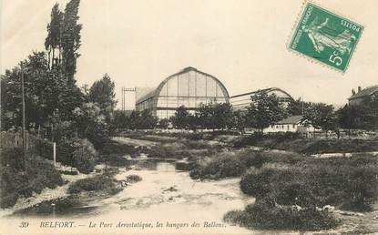 CPA FRANCE 90 "Belfort, le Parc aérostatique, les hangars des Ballons"