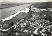 27 Eure / CPSM FRANCE 27 "Aizier, vue aérienne du bourg et la vallée de la Seine"