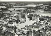 27 Eure / CPSM FRANCE 27 "Bourg Achard, place de l'hôtel de ville et l'église"