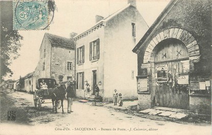 / CPA FRANCE 21 "Sacquenay, bureau de poste"