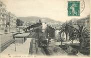 06 Alpe Maritime / CPA FRANCE 06  "Cannes, la gare" / TRAIN