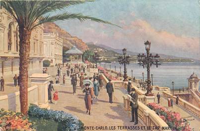 / CPA MONACO "Les Terrasses et le Cap Martin"