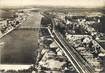 / CPSM FRANCE 77 "Cannes écluse, vue aérienne, le barrage et le pont"