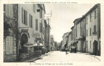 CPA FRANCE 06 "Saint Cézaire sur Siagne, entrée du village par la route de Grasse"