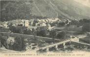 06 Alpe Maritime CPA FRANCE 06 "Saint Etienne de Tinée, vue générale et la Passerelle"