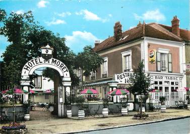 / CPSM FRANCE 77 "Morey sur Loing, hôtel restaurant de Moret"