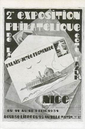 CPA FRANCE 06 "Nice, Exposition philatélique 1931"