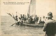 13 Bouch Du Rhone CPA FRANCE 13 "Saintes Maries de la Mer, bénédiction de la Mer, le jour de fête"