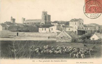 CPA FRANCE 13 "Saintes Maries de la Mer, vue générale  "