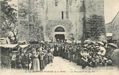 CPA FRANCE 13 "Saintes Maries de la Mer, Procession du 24 mai"