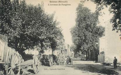 CPA FRANCE 34 "Gabian, avenue de Faugères"