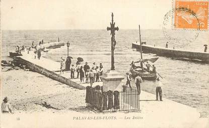 CPA FRANCE 34 "Palavas les Flots, la Jetée"