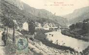 48 Lozere CPA FRANCE 48 "Les Vignes, gorges du Tarn"