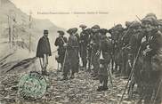38 Isere / CPA FRANCE 38 "Frontière Franco Italienne" / CHASSEURS ALPINS
