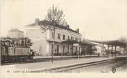 01 Ain CPA FRANCE 01 "Camp de Sathonay, la Gare Sathonay Rillieux" / TRAIN