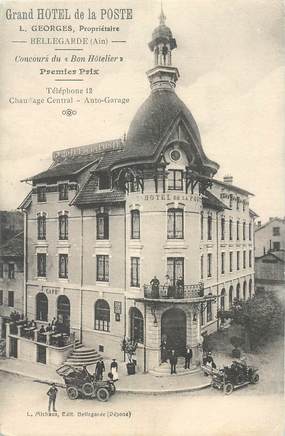 CPA FRANCE 01 "Bellegarde, Grand Hotel de la Poste"