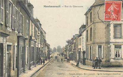 CPA FRANCE 03 "Montmarault, rue du Commerce"