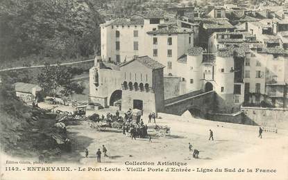 CPA FRANCE 04 "Entrevaux, le Pont Levis"