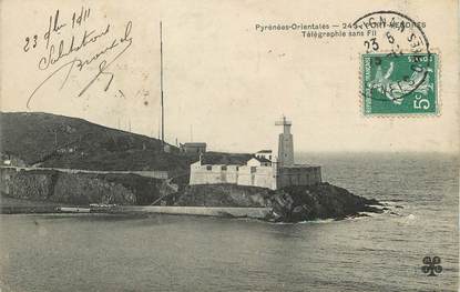 / CPA FRANCE 66 "Port Vendres, télégraphie sans fil" / TSF