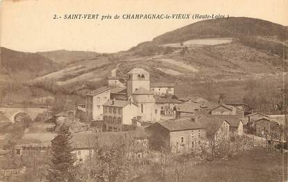 CPA FRANCE 43 "Saint Vert près de Champagnac le Vieux"