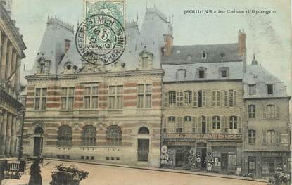 / CPA FRANCE 03 "Moulins, la caisse d'épargne" / CE