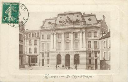 / CPA FRANCE 89 "Auxerre, la caisse d'épargne" / CE