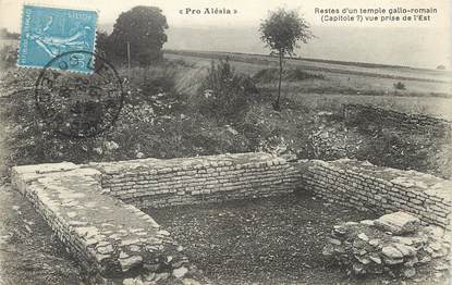 / CPA FRANCE 21 "Pro Alésia, restes d'un temple gallo Romain" / ARCHEOLOGIE