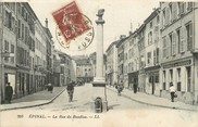 88 Vosge / CPA FRANCE 88 "Epinal, la rue du Boudiou"
