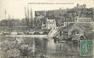 72 Sarthe / CPA FRANCE 72 "Fresnay sur Sarthe, pont et ancienne enceinte"