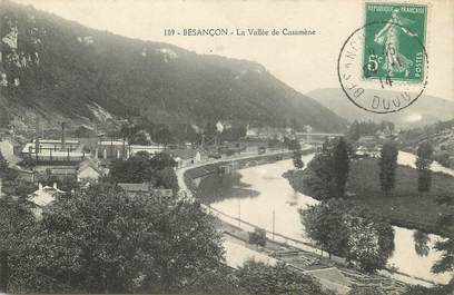 / CPA FRANCE 25 "Besançon, la vallée de Casamène"