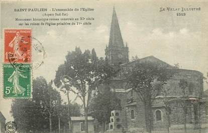 CPA FRANCE 43 "Saint Paulien, L'Eglise"