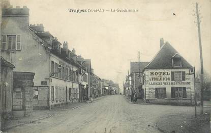 / CPA FRANCE 78 "Trappes, La gendarmerie"