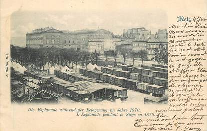 CPA FRANCE 57 "Metz, L'Esplanade, pendant le siège en 1870"