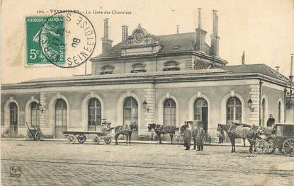 / CPA FRANCE 78 "Versailles, la gare des chantiers"