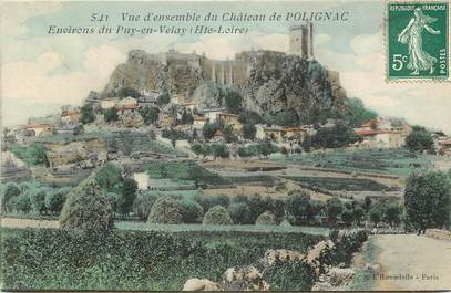 CPA FRANCE 43 "Château de Polignac, environs du Puy en Velay"