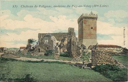 CPA FRANCE 43 "Château de Polignac"