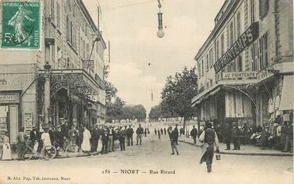 / CPA FRANCE 79 "Niort, rue Ricard" / COMMERCE