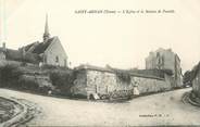 89 Yonne CPA FRANCE 89  "Saint Agnan, l'Eglise et la Maison de Famille"