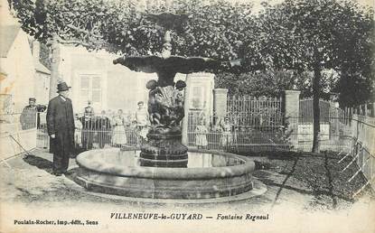 CPA FRANCE 89  "Villeneuve la Guyard, Fontaine Regnoul"