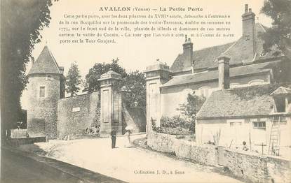 CPA FRANCE 89  "Avallon, la Petite porte"