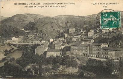 CPA FRANCE 43 "Monistrol d'Allier, rochers et gorges de l'Allier"