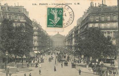 / CPA FRANCE 75002 "Paris, l'avenue de l'Opéra"