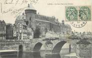 53 Mayenne / CPA FRANCE 53 "Laval, le vieux pont et le château"